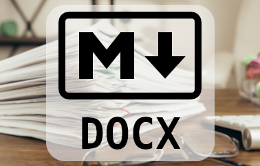 Generating of DOCX from Markdown